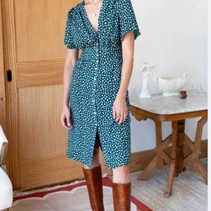 Brand new with tags Emerson Fry V-neck button down dress